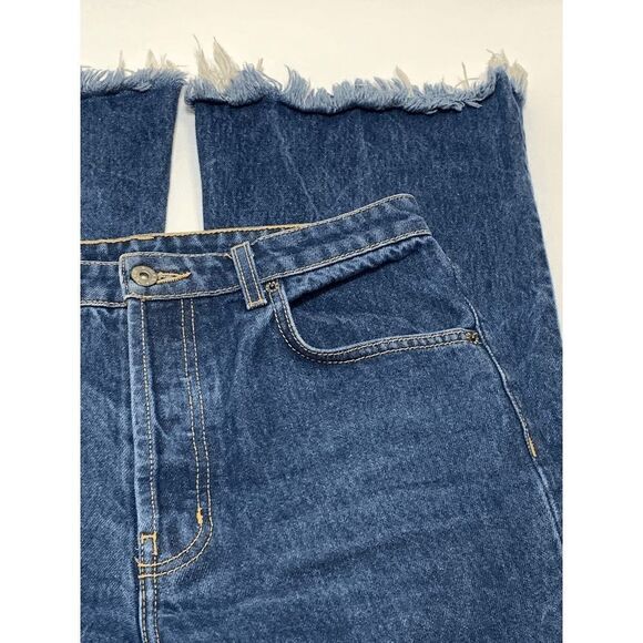 Carmar Raw Hem Crop Flare Jean Size 27 - Picture 2 of 8